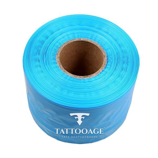 Барьерная защита на клипкорд в рулоне голубая 100 м