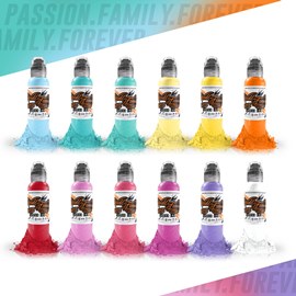 World Famous Ink 12 Color Pastel Set