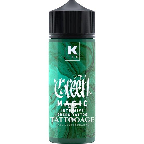 КРАСКА GREEN MAGIC intensive green tattoo ink